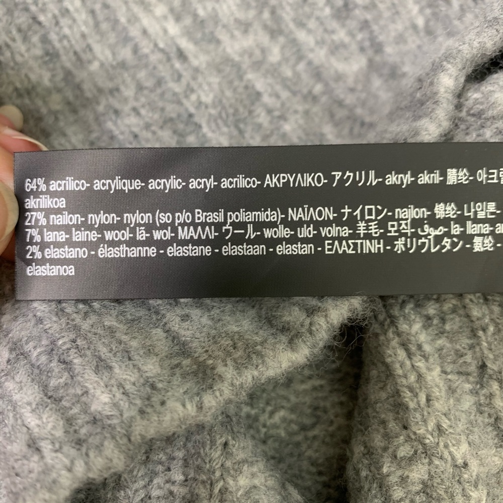 Zara Knit Oversized Crewneck Long Sweater - Picture 8 of 8